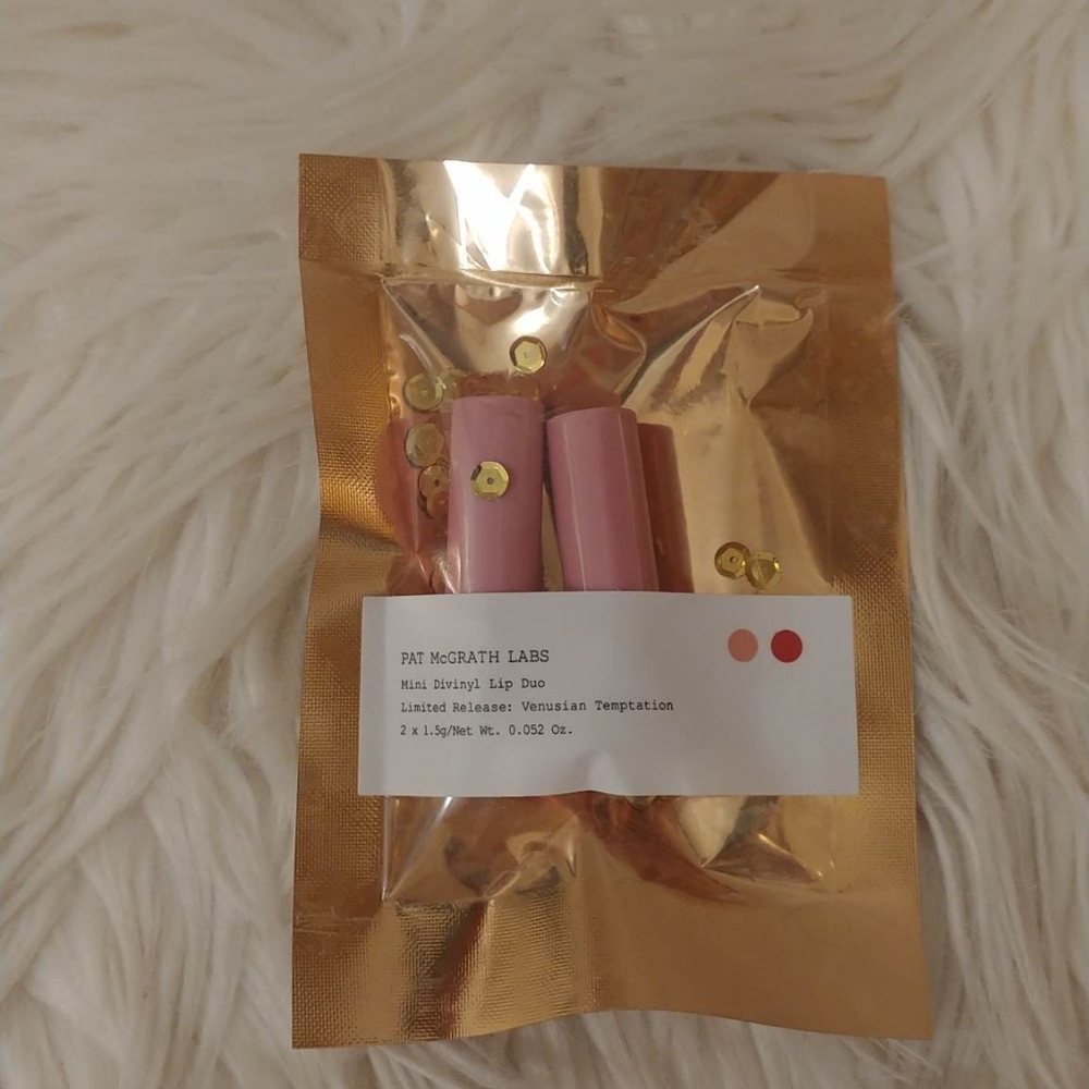 💋FIRM! NWT PAT MCGRATH LABS MINI DIVINYL LIP DUO VENUSIAN TEMPTATION LIMITED ED